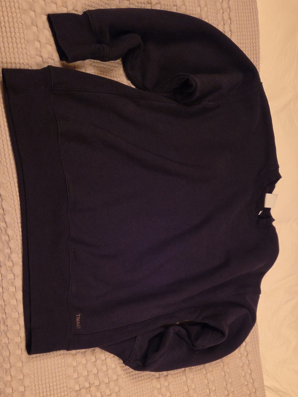 TNA Crewneck Sweatshirt in Black Lg